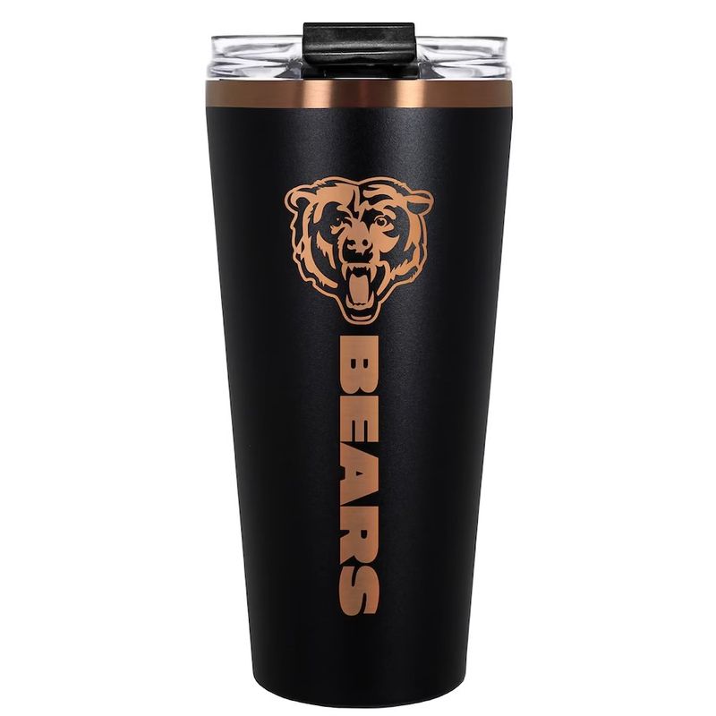 Chicago Bears 32oz Black Big Slim Tumbler