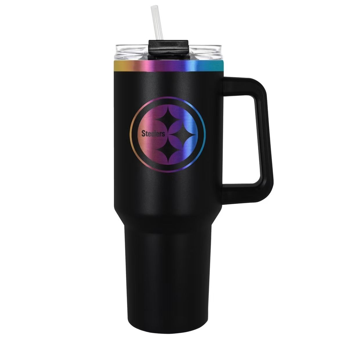 Pittsburgh Steelers 40oz Black Radiance Colossus Travel Mug