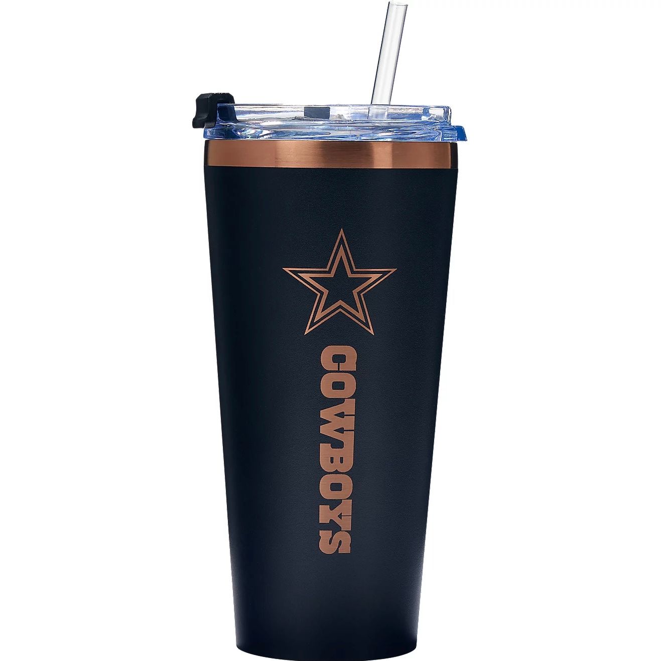 Dallas Cowboys 32oz Black Big Slim Tumbler
