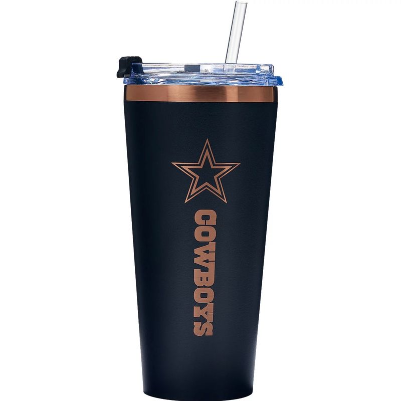 Dallas Cowboys 32oz Black Big Slim Tumbler