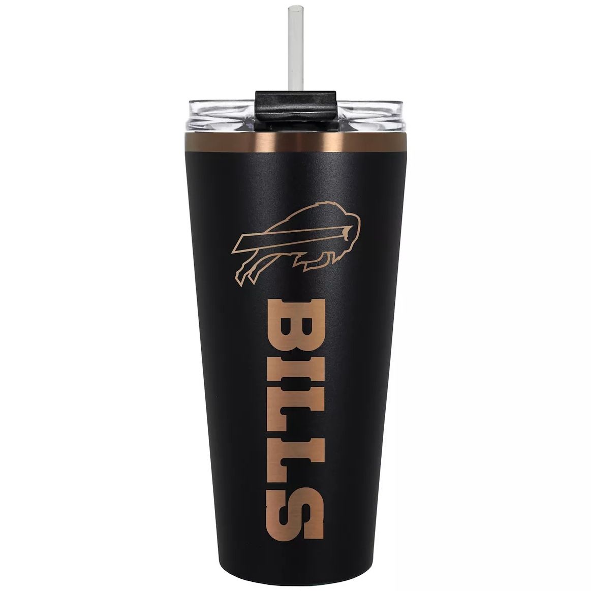 Buffalo Bills 32oz Black Big Slim Tumbler Buffalo Bills 32oz Black Big Slim Tumbler