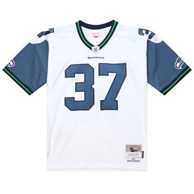 Seattle Seahawks Shaun Alexander 2005 White Mitchell & Ness Men's Legacy Jersey