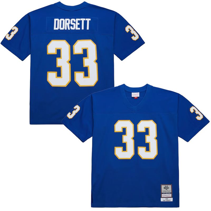 Pitt Panthers Tony Dorsett 1976 Men’s Blue NCAA College Vault Mitchell & Ness Jersey