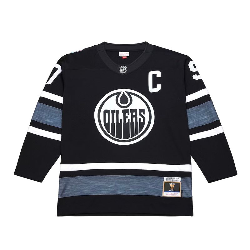 Edmonton Oilers Conner McDavid 2019 Men’s Mitchell & Ness NHL All Star Game Black Power Play Jersey Edmonton Oilers Conner McDavid 2019 Men’s Mitchell & Ness NHL All Star Game Black Power Play Jersey