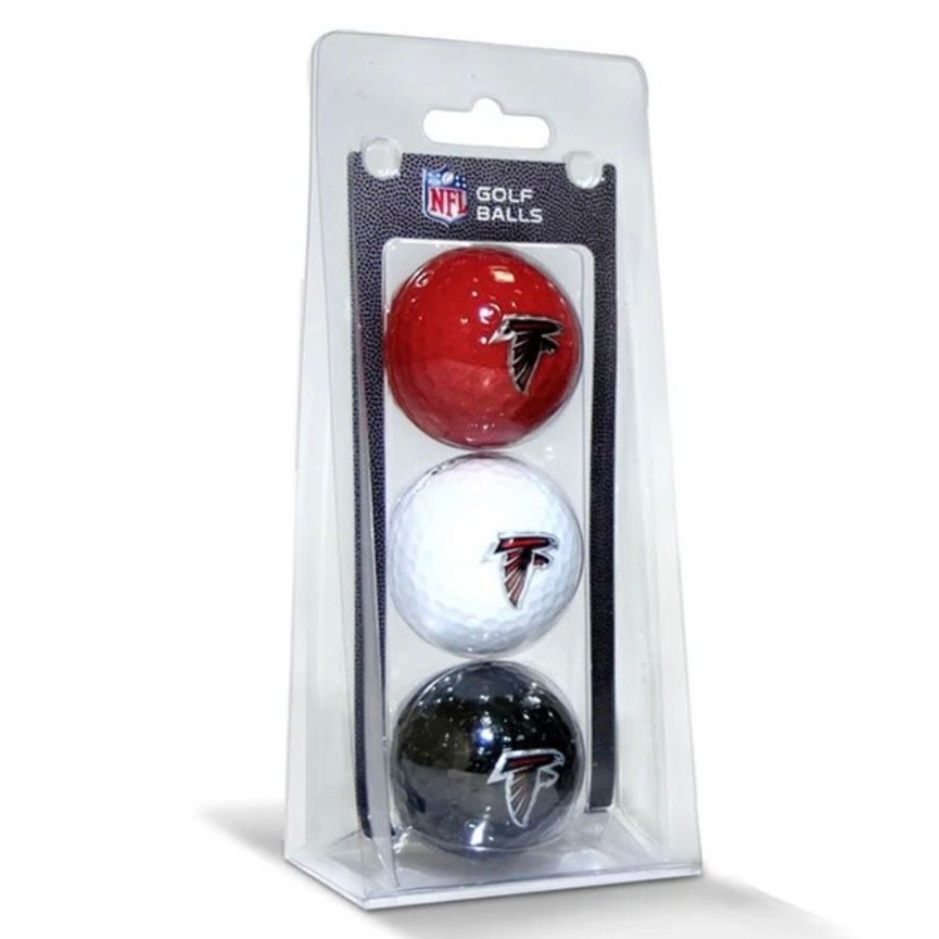 Atlanta Falcons Set of 3 Golf Balls