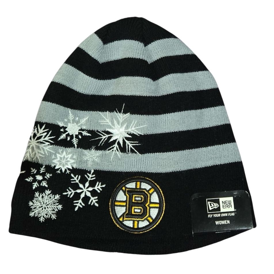 Boston Bruins Women's New Era Snowdrift Knit Hat
