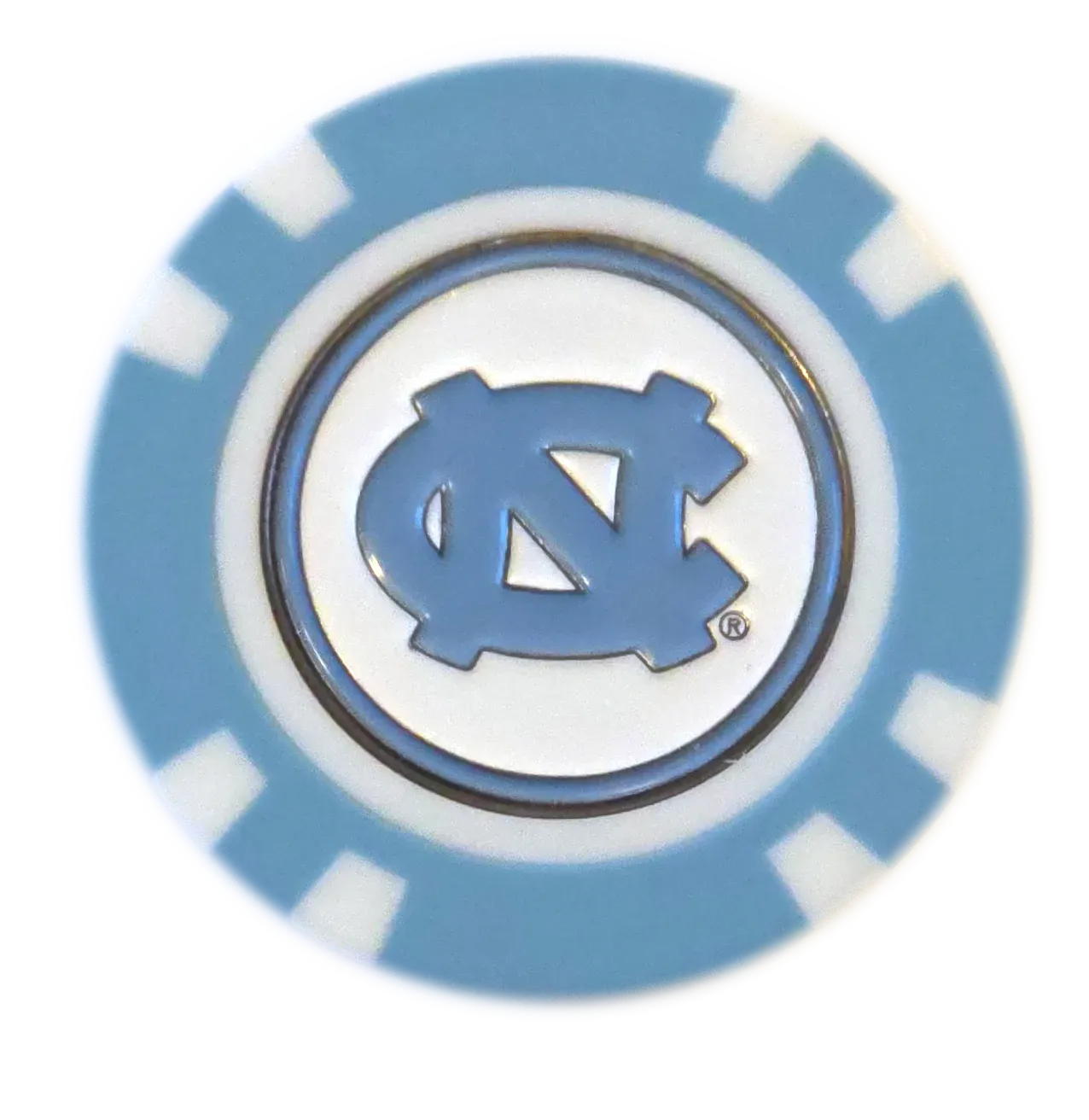 North Carolina Tar Heels Golf Ball Marker Poker Chip