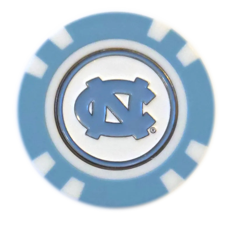 North Carolina Tar Heels Golf Ball Marker Poker Chip
