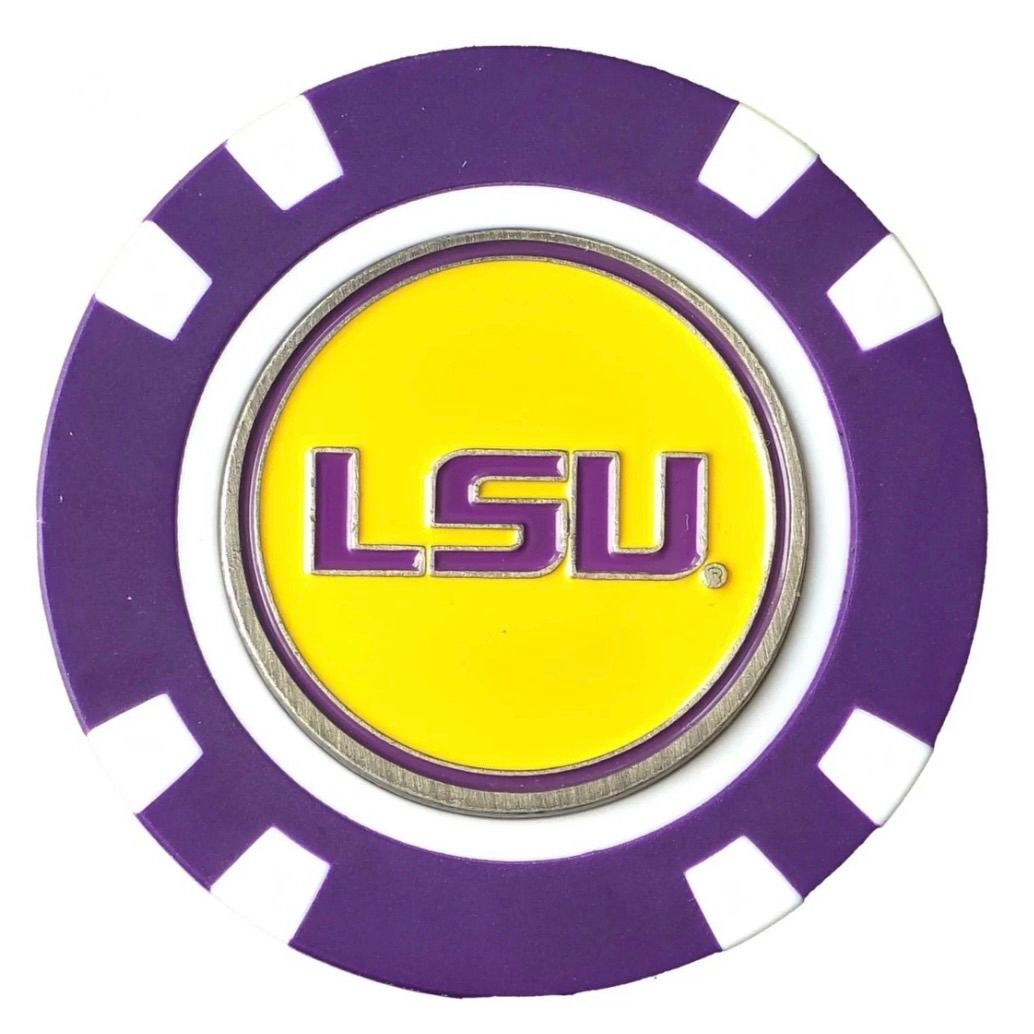 LSU Tigers Golf Ball Marker Poker Chip