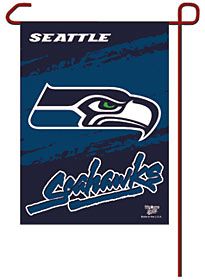 Seattle Seahawks 11" x 15" Garden Flag