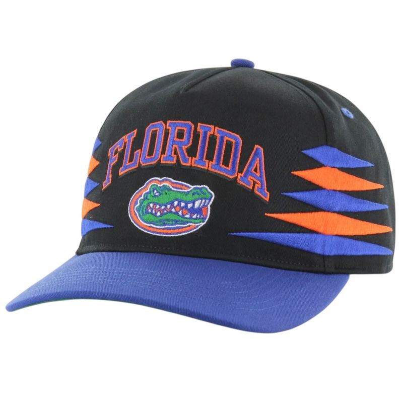 Florida Gators Men’s Black Diamond Cut 47 Brand Snapback Hat