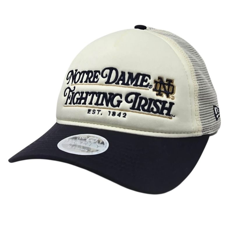 Notre Dame Fighting Irish Women's Retro New Era 9Forty M-Crown Adjustable Hat