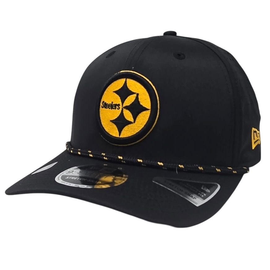 Pittsburgh Steelers Men's Black Sport New Era 9Seventy Stretch-Snap Hat
