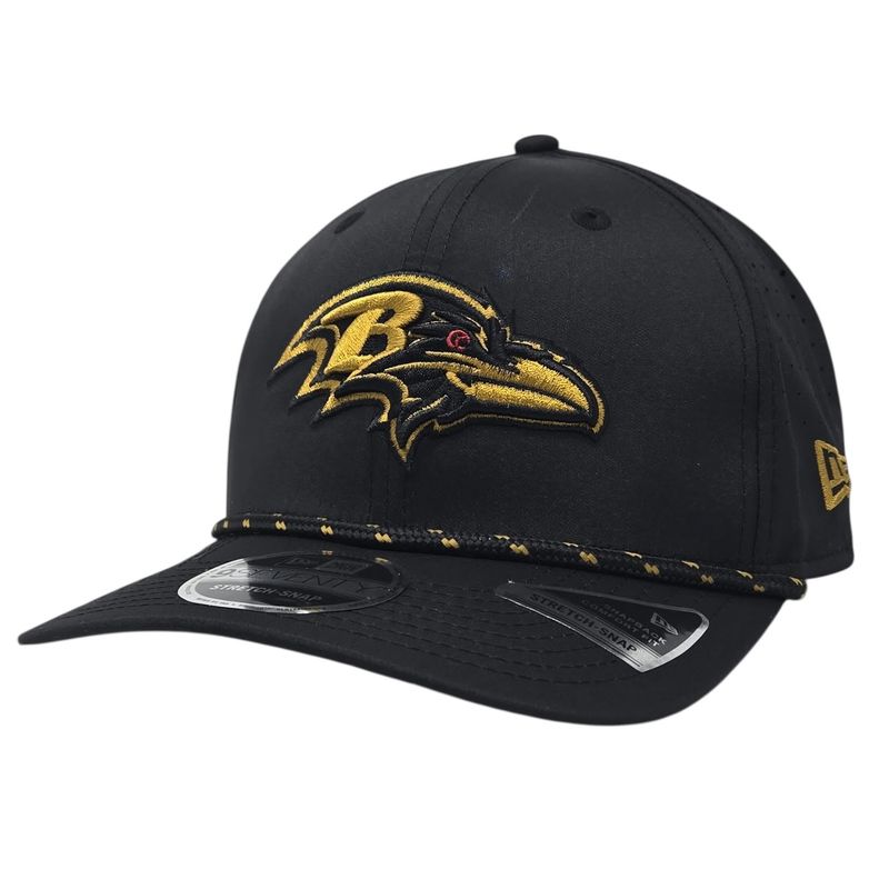 Baltimore Ravens Men's Black Sport New Era 9Seventy Stretch-Snap Hat
