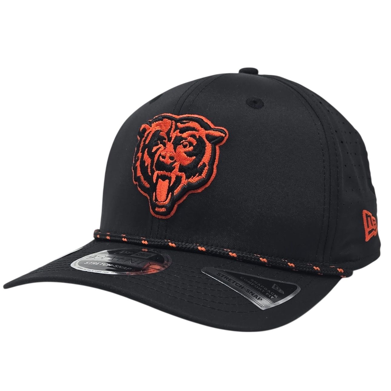 Chicago Bears Men's Black Sport New Era 9Seventy Stretch-Snap Hat