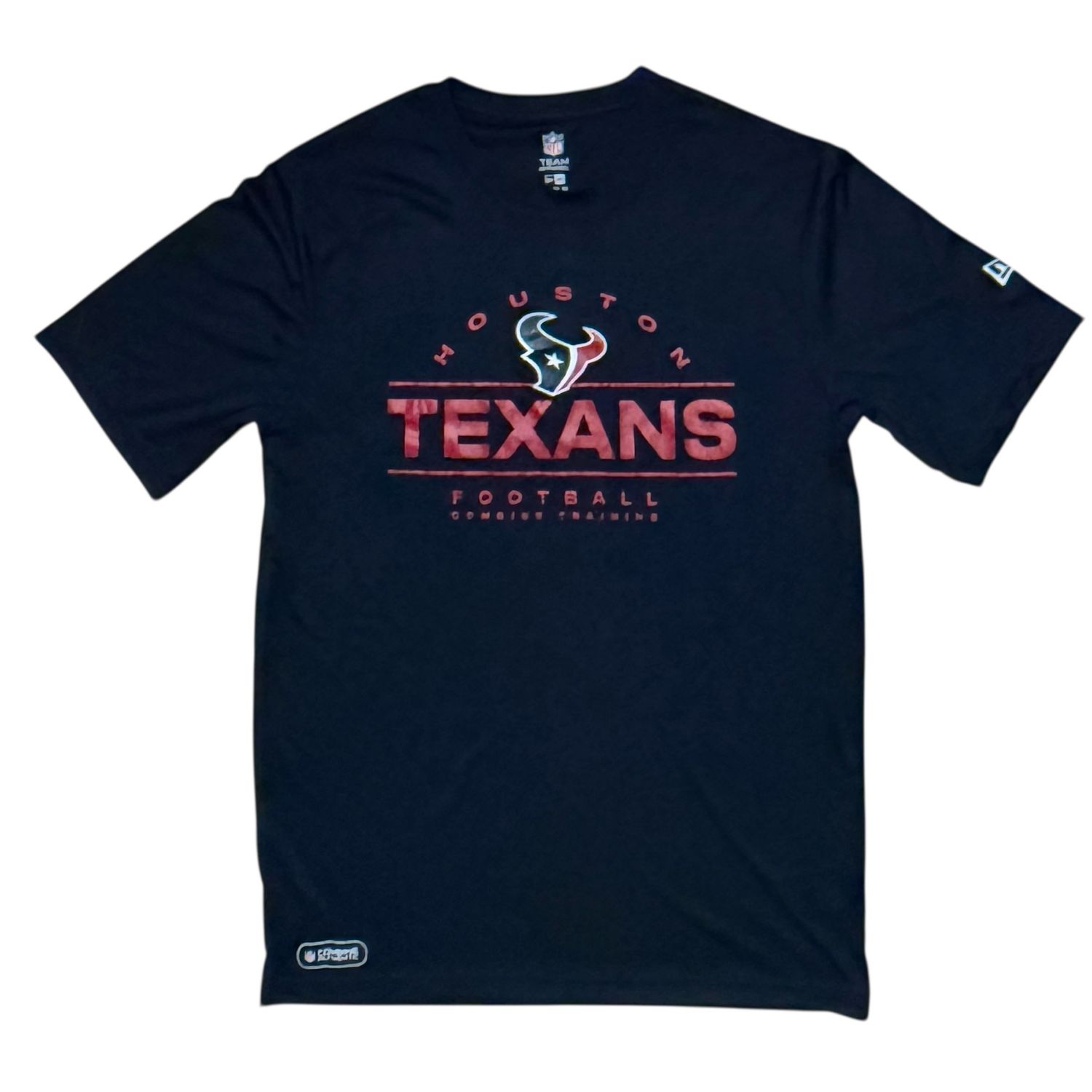 Houston Texans Men’s New Era Blitz Lightning Dri-Tek Combine Training T-Shirt