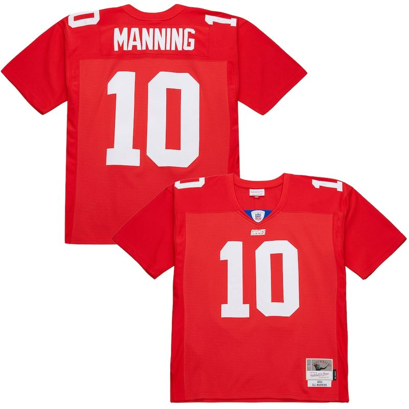 New York Giants Eli Manning 2004 Red Mitchell & Ness Men's Legacy Jersey