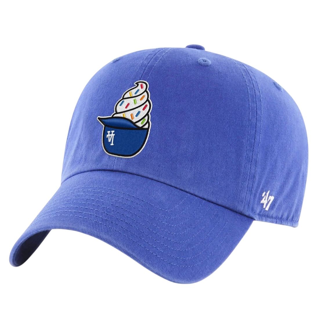 Los Angeles Dodgers Men’s Blue 47 Brand Clean Up Spring Training Ice Cream Cup Current Day Adjustable Hat