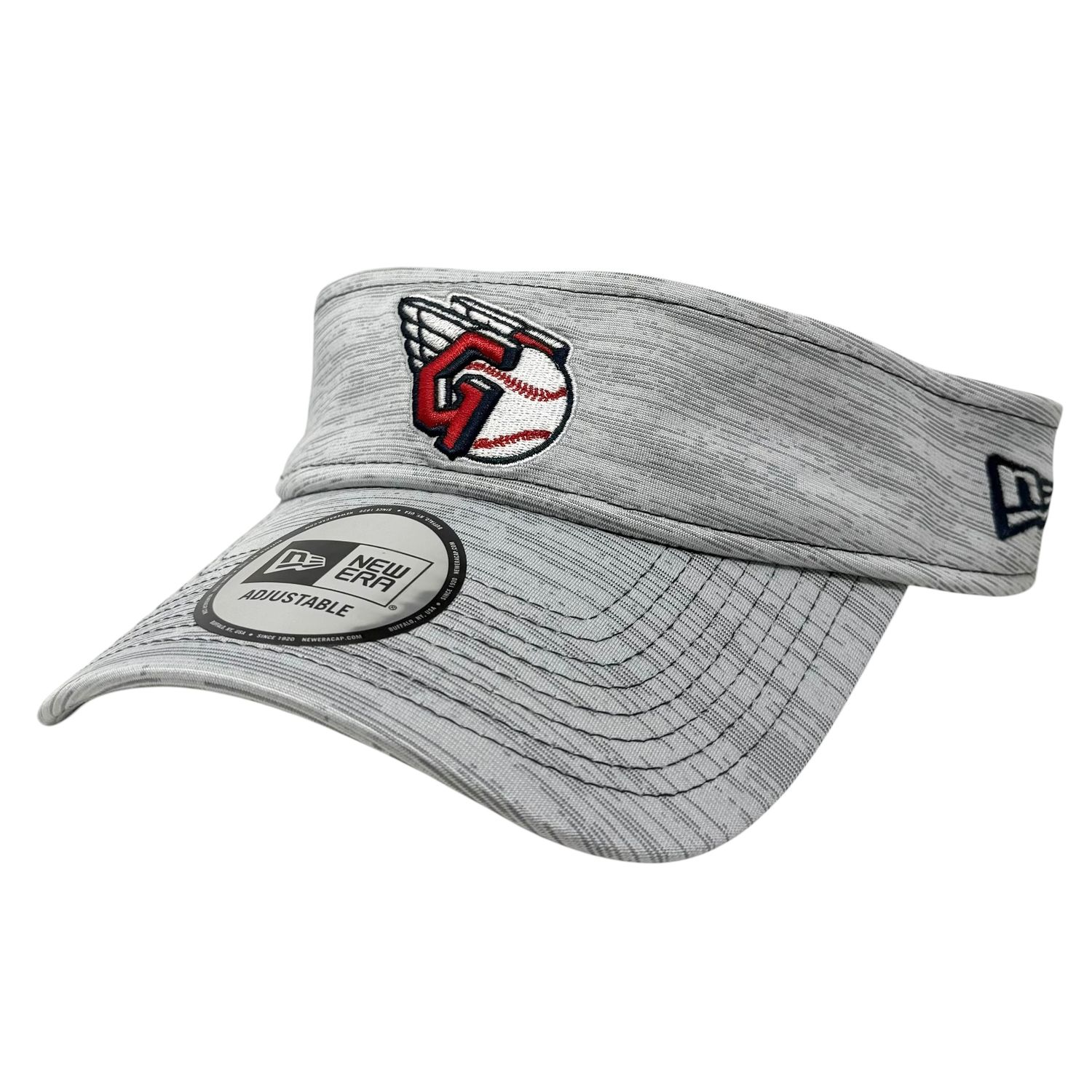 Cleveland Guardians Men’s Gray New Era Adjustable Visor