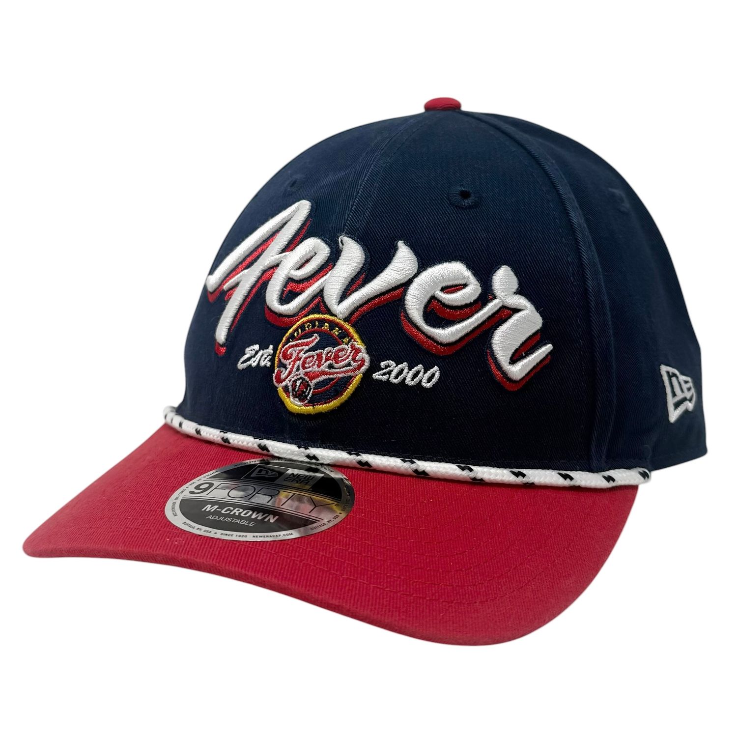 Indiana Fever Men’s New Era Navy Team Loyal 9FORTY M-Crown Adjustable Hat