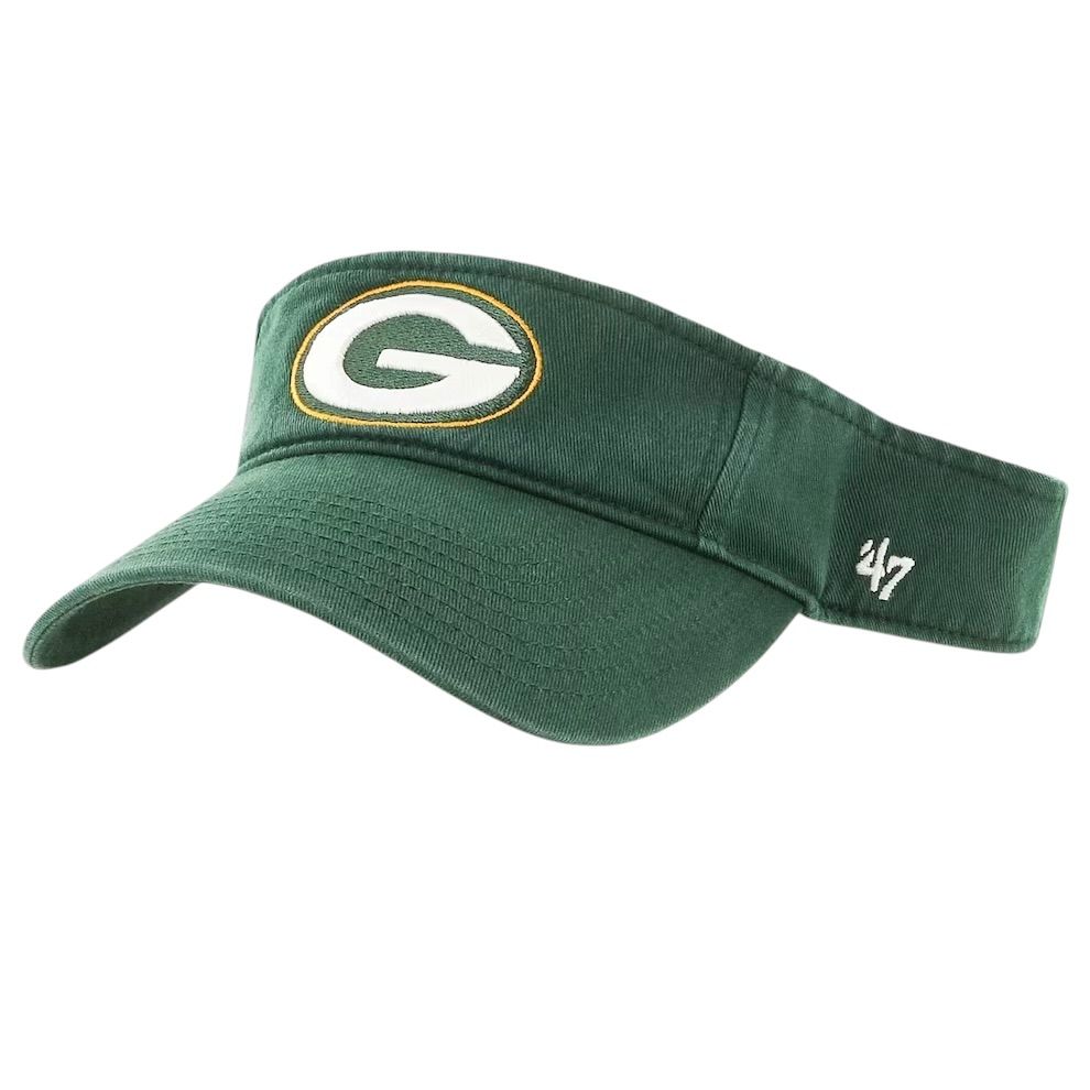 Green Bay Packers Men’s Dark Green 47 Brand Clean Up Adjustable Visor