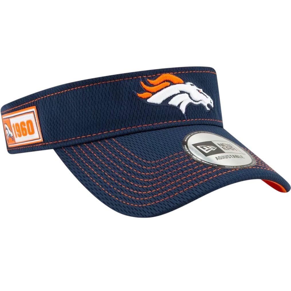 Denver Broncos Men’s Navy New Era Sideline Adjustable Visor