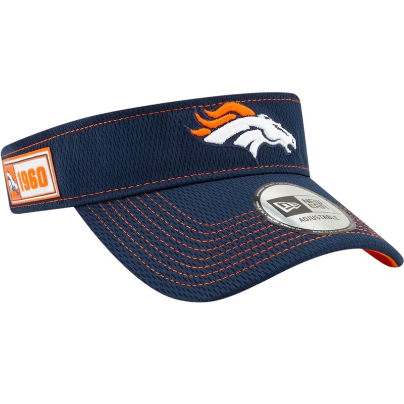 Denver Broncos Men’s Navy New Era Sideline Adjustable Visor Denver Broncos Men’s Navy New Era Sideline Adjustable Visor