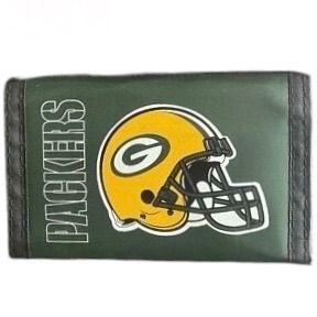 Green Bay Packers Nylon Tri-Fold Wallet