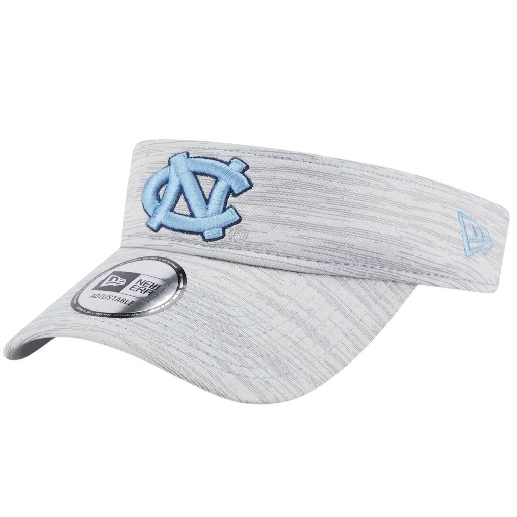North Carolina Tar Heels Men’s Gray New Era Adjustable Visor