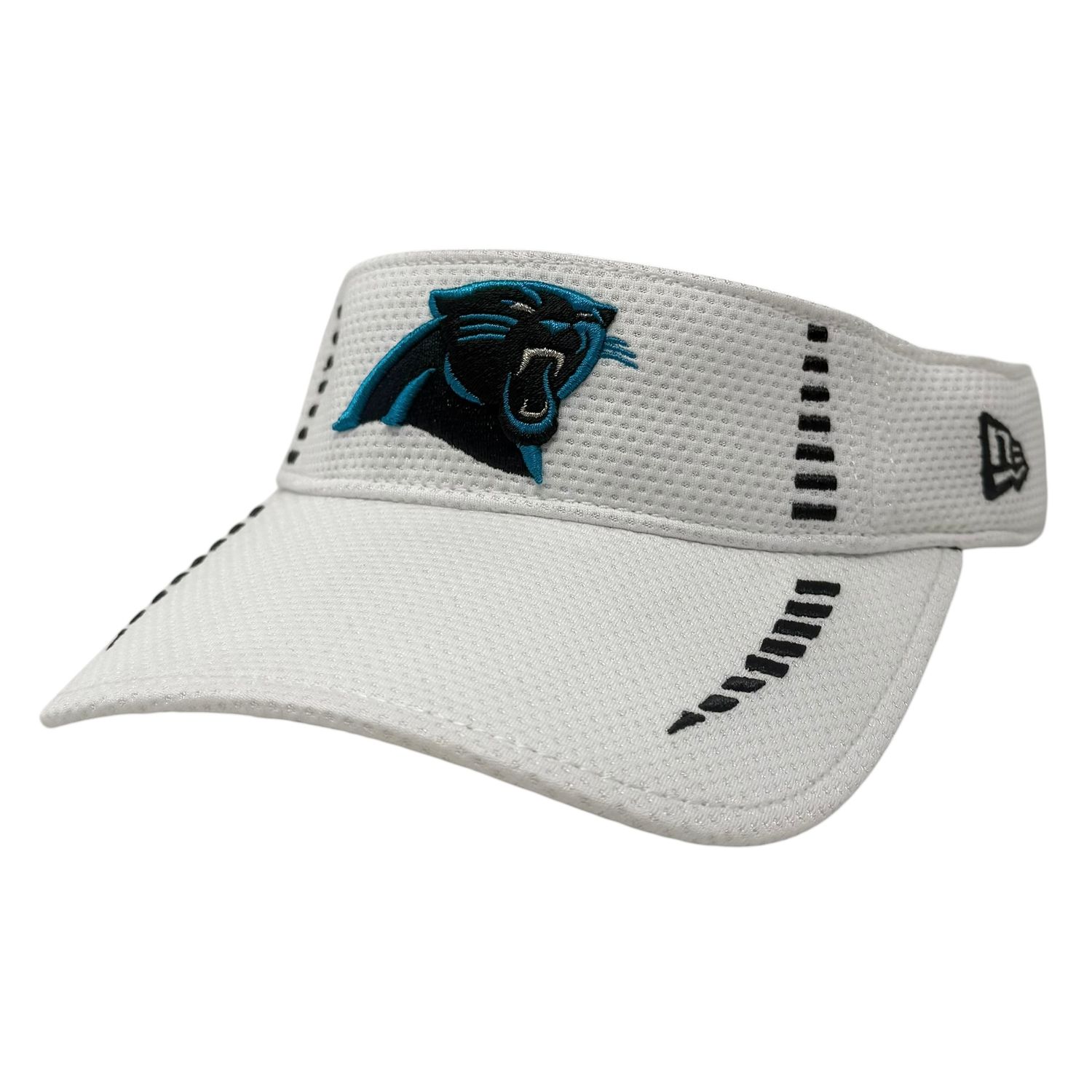 Carolina Panthers Men’s White New Era Sideline Visor