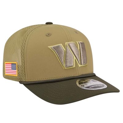 Washington Commanders Men's Green New Era 2025 Salute to Service 9SEVENTY Adjustable Hat
