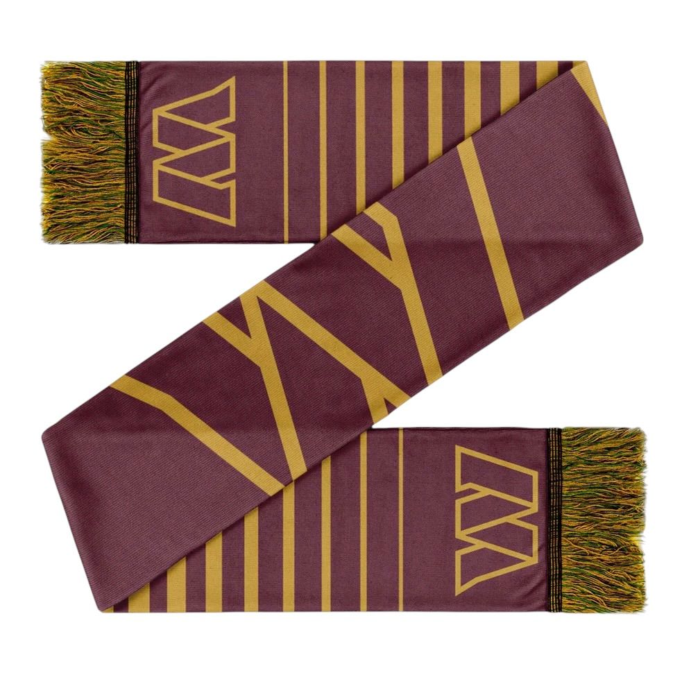 Washington Commanders Striped Adult Knit Scarf