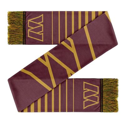 Washington Commanders Striped Adult Knit Scarf