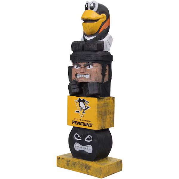 Pittsburgh Penguins Tiki Totem Team Statue Pittsburgh Penguins Tiki Totem Team Statue