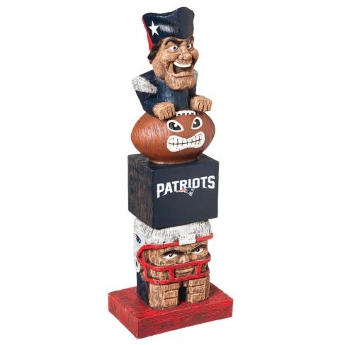 New England Patriots Tiki Totem Team Statue