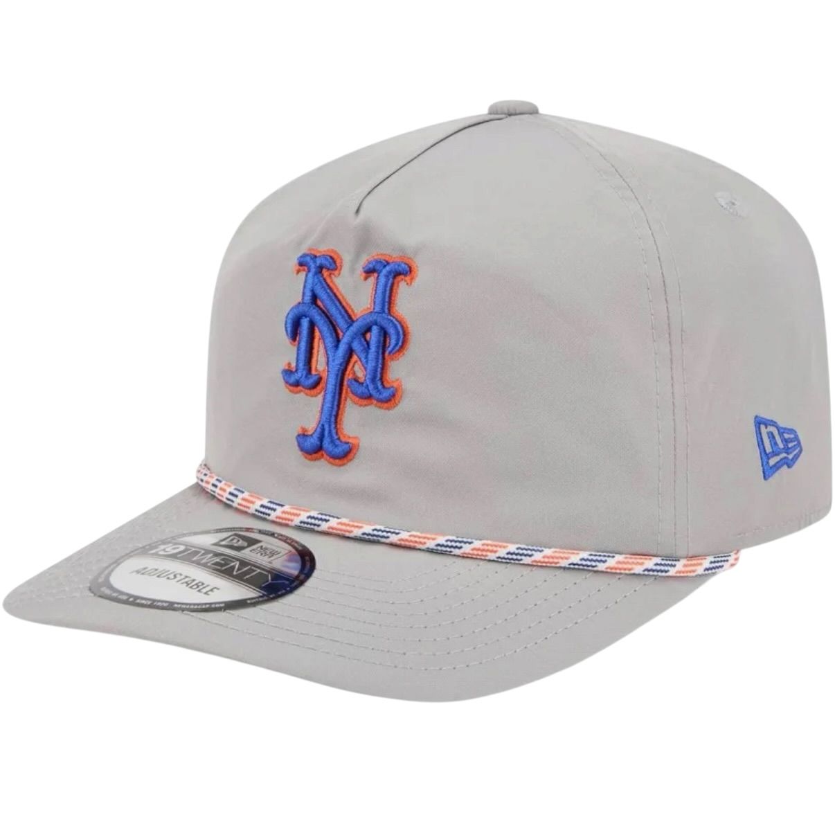 New York Mets Men's Gray New Era MLB Featherweight 19Twenty Adjustable Hat