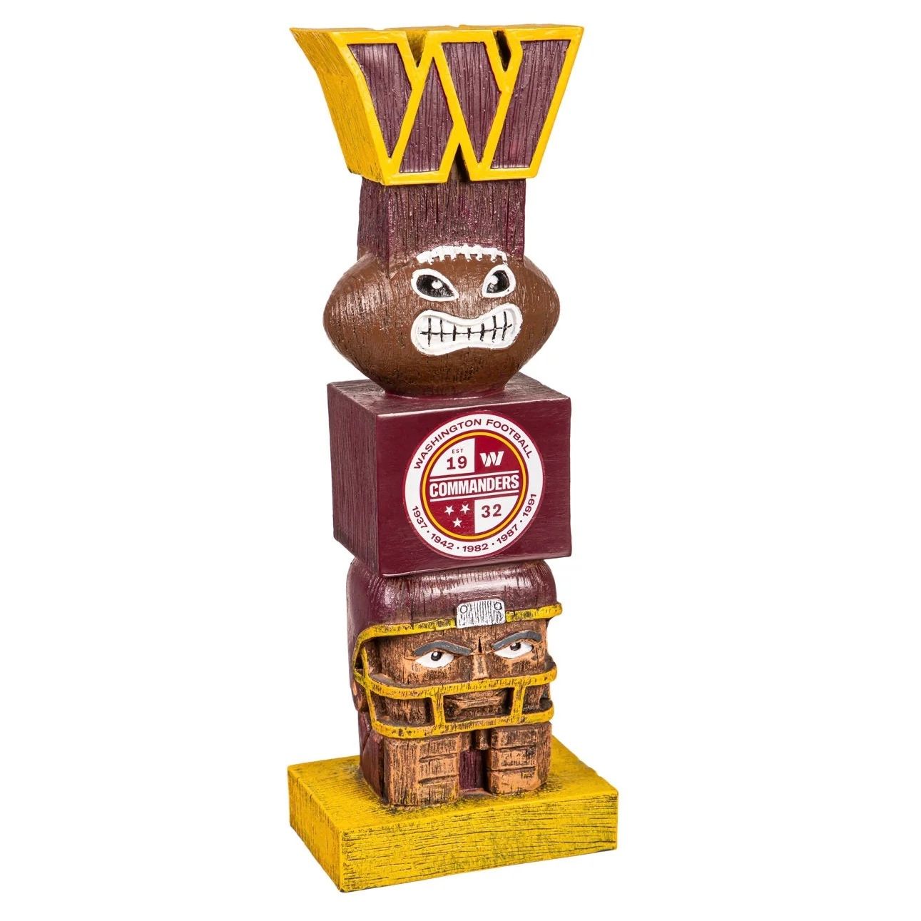 Washington Commanders Tiki Totem Team Statue