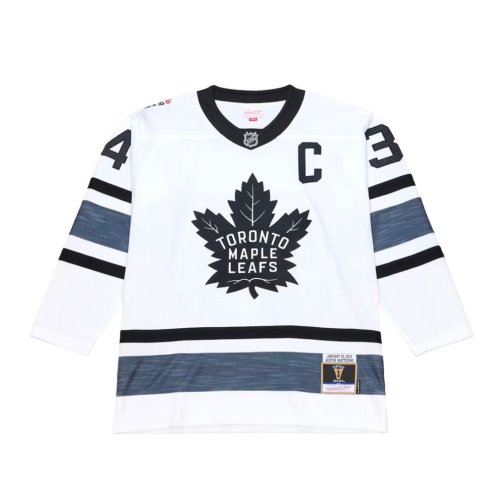 Toronto Maple Leafs Auston Matthews 2019 Men’s Mitchell & Ness NHL All Star Game Black Power Play Jersey
