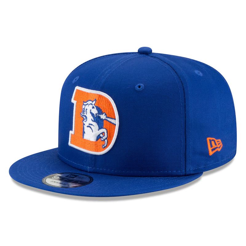 Denver Broncos Men's Blue Historic New Era 9FIFTY Snapback Hat