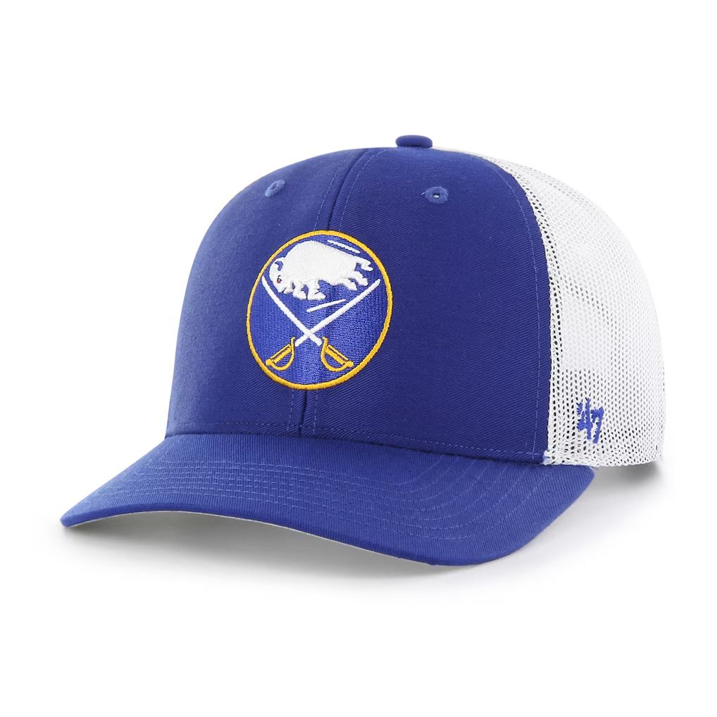 Buffalo Sabres Men's Royal Blue 47 Adjustable Trucker Hat