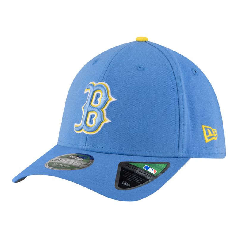 Boston Red Sox Men’s Blue Player Rep Alternate New Era 39Thirty M-Crown Flex Fit Hat