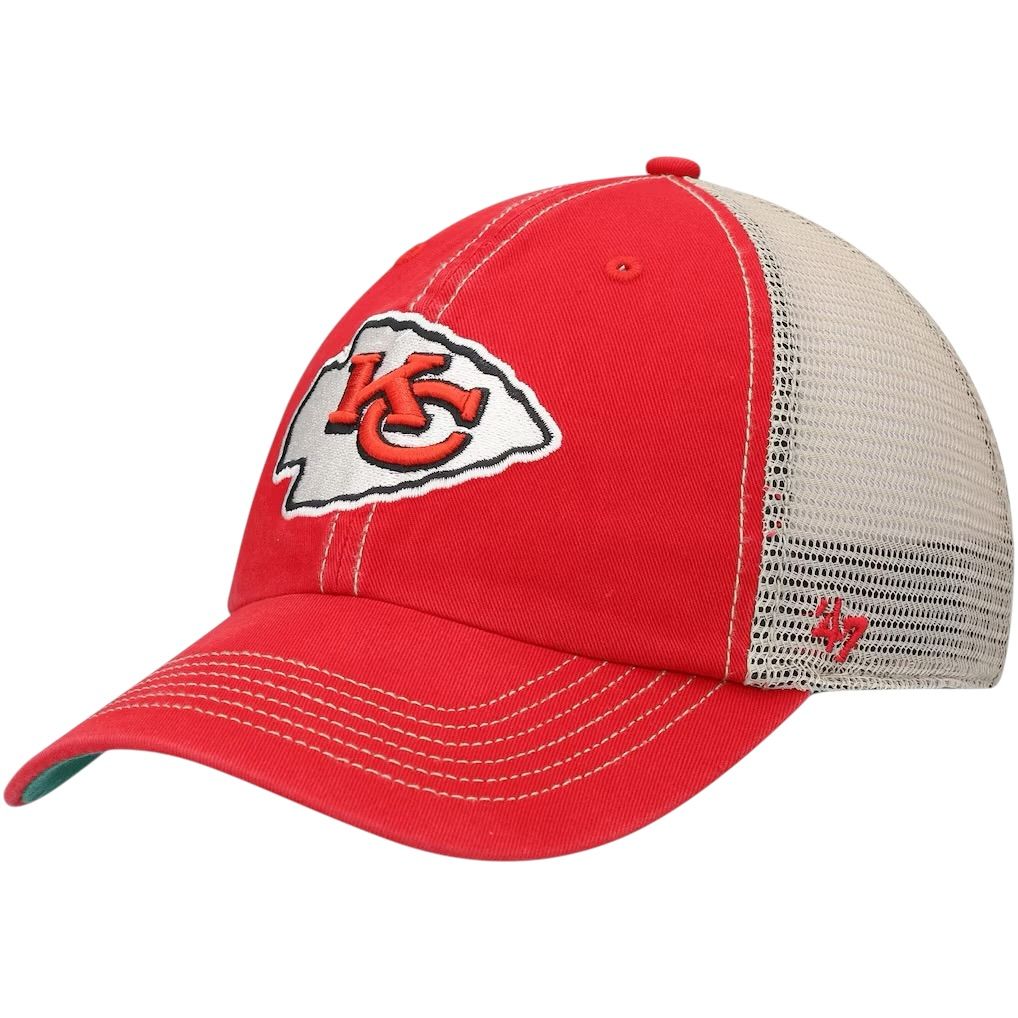 Kansas City Chiefs Men’s Trawler 47 Brand Clean Up Adjustable Hat