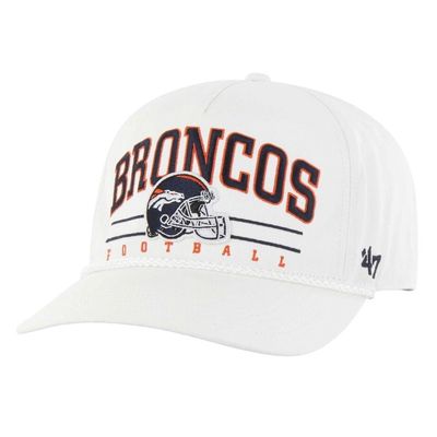 Denver Broncos Men’s White Roscoe 47 Hitch Snapback Hat