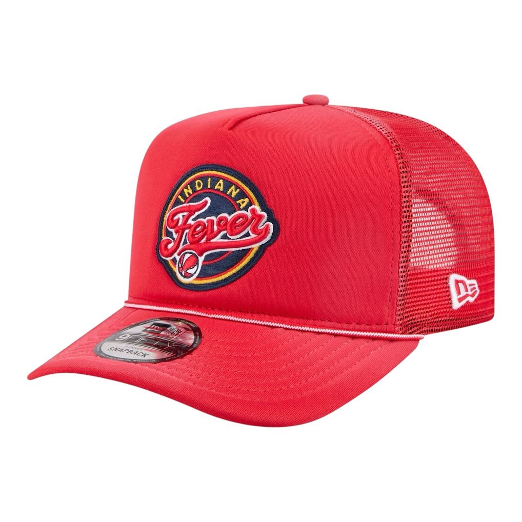 Indiana Fever Men's Red Worn WNBA New Era 9FIFTY Snapback Hat