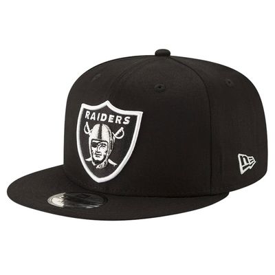 Las Vegas Raiders Men’s Black Basic New Era NFL 9FIFTY Snapback Hat