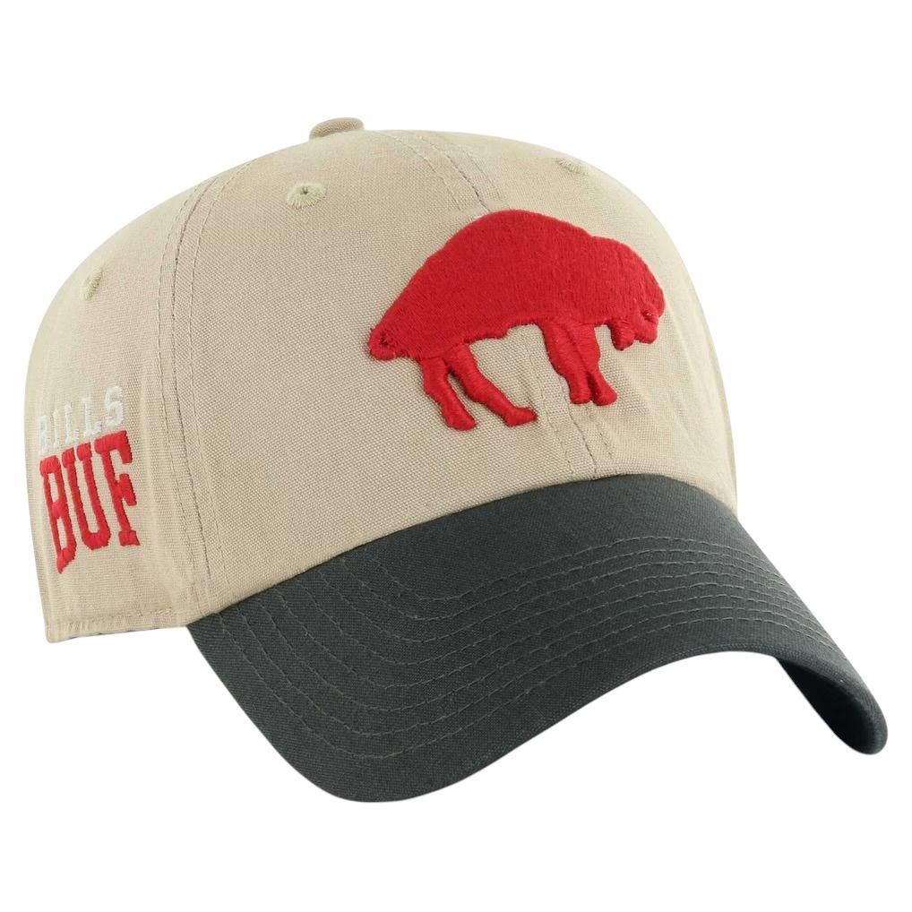 Buffalo Bills Men’s Khaki Ashford Legacy 47 Brand Clean Up Adjustable Hat