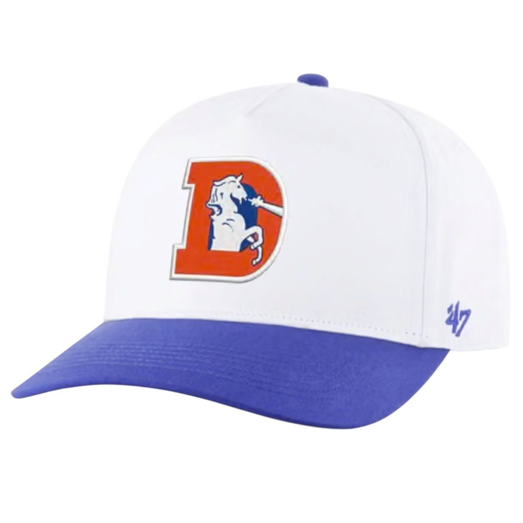 Denver Broncos Men’s White Historic 47 Hitch Snapback Hat