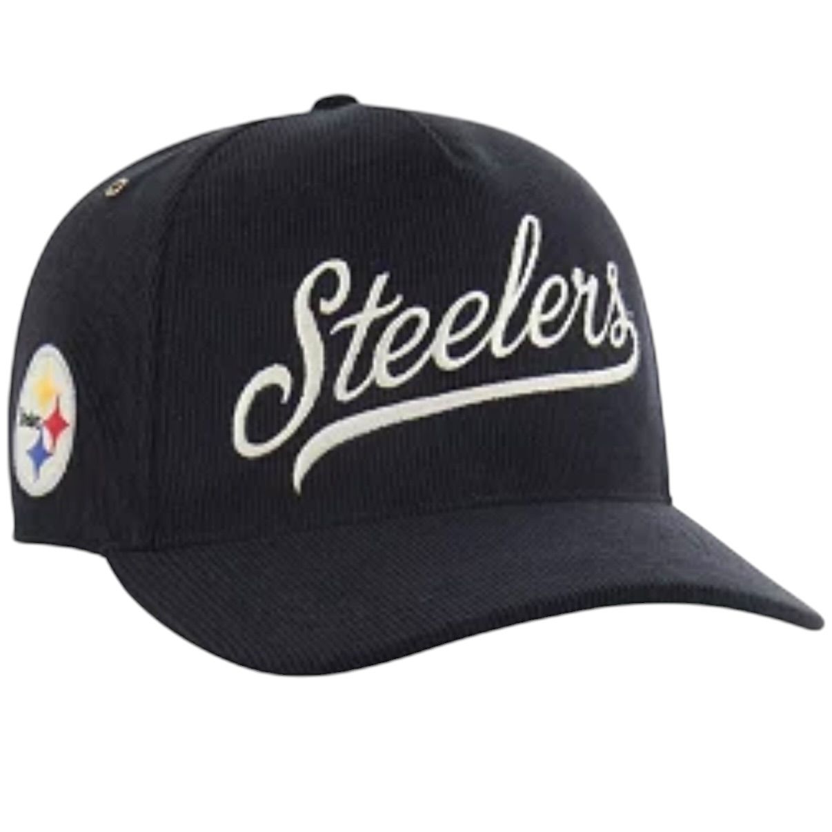 Pittsburgh Steelers Men’s Black 47 Brand Hitch Cord Golden Age Adjustable Hat