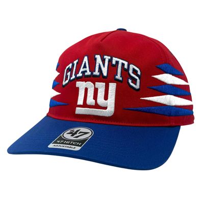 New York Giants Men’s Red Diamond Cut 47 Brand Snapback Hat