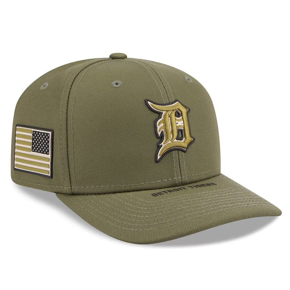 Detroit Tigers Men's Olive 2026 Armed Forces Day 9SEVENTY Adjustable Hat Detroit Tigers Men's Olive 2026 Armed Forces Day 9SEVENTY Adjustable Hat